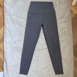 Beyond Yoga Ribbed Gray Leggings